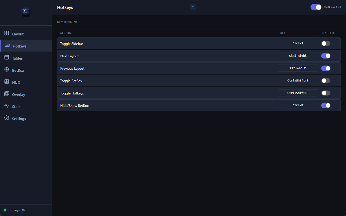 Hotkey Setup